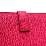 エルメス HERMES ベアンスフレ D刻 ローズエクストリーム ゴールド金具 エプソン レディース 長財布