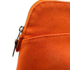 エルメス HERMES ボリードポーチ20 オレンジ トワル レディース ポーチ