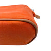 エルメス HERMES ボリードポーチ20 オレンジ トワル レディース ポーチ