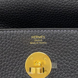 エルメス HERMES リンディ26 K刻 キャバン ゴールド金具 トリヨンクレマンス レディース ショルダーバッグ