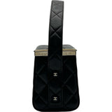 シャネル CHANEL マトラッセ バニティハンドバッグ 4番台 ブラック ゴールド金具 ラムスキン レディース ハンドバッグ
