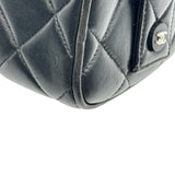 シャネル CHANEL マトラッセ バニティハンドバッグ 4番台 ブラック ゴールド金具 ラムスキン レディース ハンドバッグ