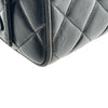 シャネル CHANEL マトラッセ バニティハンドバッグ 4番台 ブラック ゴールド金具 ラムスキン レディース ハンドバッグ