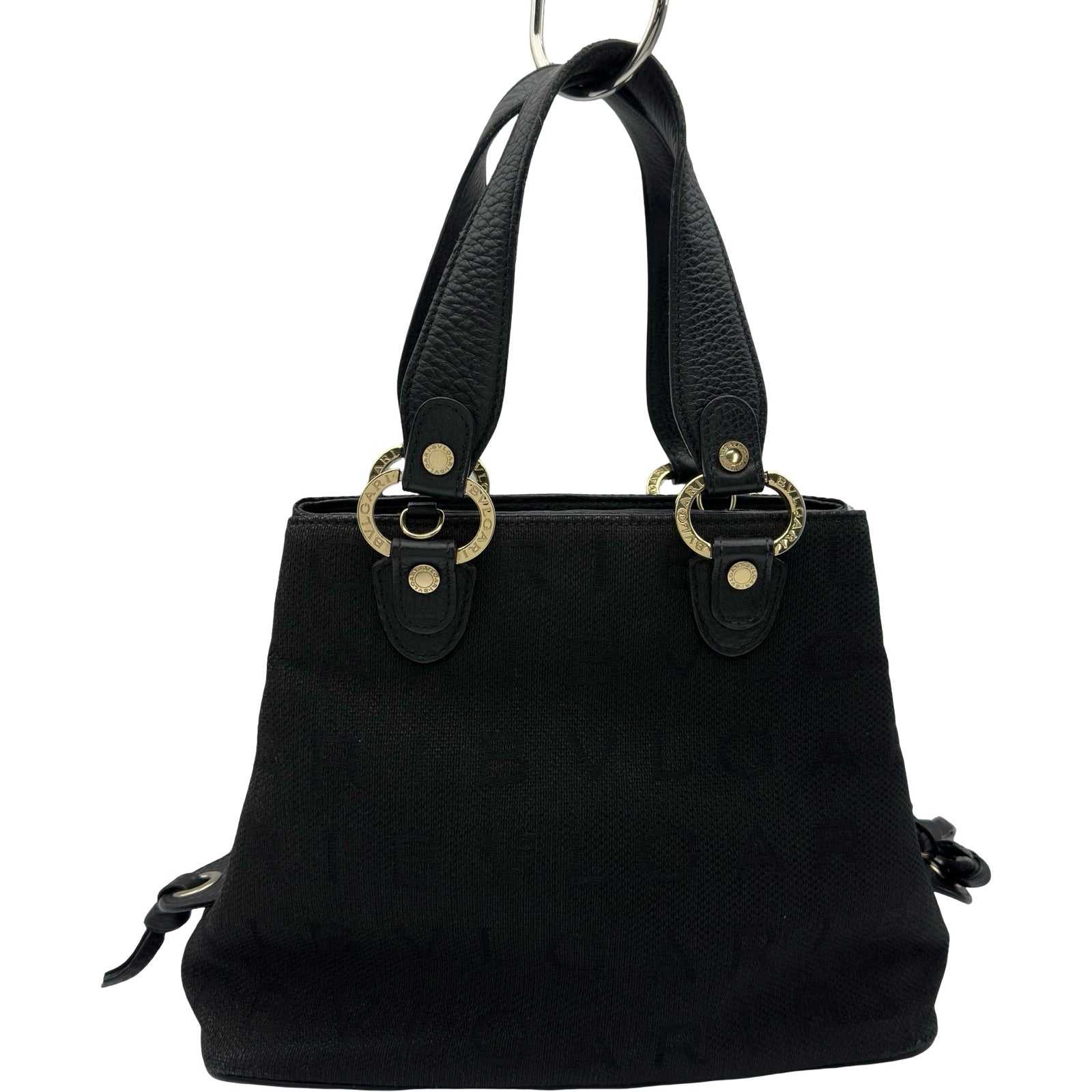 ブルガリ BVLGARI キシレッタレトートバッグ ブラック コゴマニア