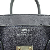 エルメス HERMES バーキン25 K刻印　(2025年製) ブルーニュイ　シルバー金具 トゴ レディース ハンドバッグ
