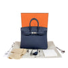 エルメス HERMES バーキン25 K刻印　(2025年製) ブルーニュイ　シルバー金具 トゴ レディース ハンドバッグ