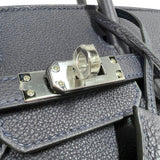 エルメス HERMES バーキン25 K刻印　(2025年製) ブルーニュイ　シルバー金具 トゴ レディース ハンドバッグ