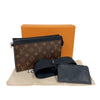 ルイ・ヴィトン LOUIS VUITTON ガストン・ウェアラブル ウォレット M14036 ブラウン モノグラム・マカサー ユニセックス ショルダーバッグ