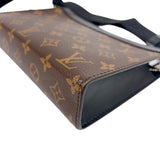 ルイ・ヴィトン LOUIS VUITTON ガストン・ウェアラブル ウォレット M14036 ブラウン モノグラム・マカサー ユニセックス ショルダーバッグ