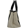バレンシアガ BALENCIAGA ネイビーカバスS 339933 アイボリー/ブラック キャンバス レディース ハンドバッグ