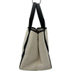 バレンシアガ BALENCIAGA ネイビーカバスS 339933 アイボリー/ブラック キャンバス レディース ハンドバッグ