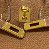 エルメス HERMES バーキン25 D刻 ゴールド ゴールド金具 トゴ レディース ハンドバッグ
