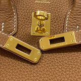 エルメス HERMES バーキン25 D刻 ゴールド ゴールド金具 トゴ レディース ハンドバッグ