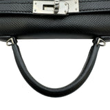 エルメス HERMES ミニケリー2 W刻印 ブラック シルバー金具 エプソン レディース ショルダーバッグ