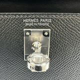 エルメス HERMES ミニケリー2 W刻印 ブラック シルバー金具 エプソン レディース ショルダーバッグ
