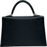 エルメス HERMES ミニケリー2 W刻印 ブラック シルバー金具 エプソン レディース ショルダーバッグ