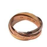 カルティエ Cartier トリニティリング ゴールド/ホワイトゴールド/ピンクゴールド K18 ジュエリー