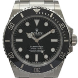 ロレックス ROLEX サブマリーナ ノンデイト 124060 ブラック ステンレススチール メンズ 腕時計