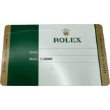 ロレックス ROLEX シードゥエラー 116600 ブラック ステンレススチール 自動巻き メンズ 腕時計