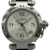 カルティエ Cartier パシャC メリディアン GMT W31029M7 シルバー ステンレススチール 自動巻き レディース 腕時計
