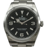 ロレックス ROLEX エクスプローラー 36 124270 ブラック ステンレススチール 自動巻き メンズ 腕時計
