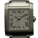 カルティエ Cartier タンクフランセーズLM WSTA0067 シルバー ステンレススチール 自動巻き メンズ 腕時計