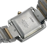 カルティエ Cartier タンク フランセーズ LM W51005Q4 シルバー ゴールド/ステンレススチール 自動巻き メンズ 腕時計