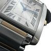 カルティエ Cartier タンク フランセーズ LM W51005Q4 シルバー ゴールド/ステンレススチール 自動巻き メンズ 腕時計
