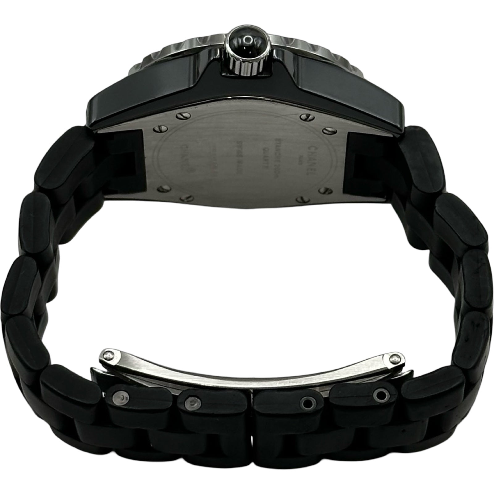 CHANEL シャネル H0681 J12 33mm 腕時計 セラミック ラバー レディース [中古] シャネル CHANEL J12 33mm H0681 ブラック セラミック/ステンレス