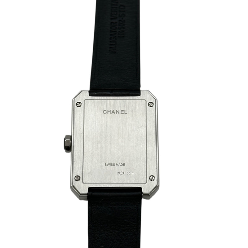 シャネル CHANEL ボーイフレンド H4876 ブラック ステンレススチール