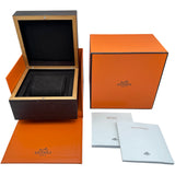 エルメス HERMES ナンタケット デュアルタイム NA3.230 ブルー ステンレススチール クオーツ レディース 腕時計