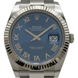 ロレックス ROLEX デイトジャスト 41 126334 ブライトブルー ホワイトゴールド/ステンレススチール 自動巻き メンズ 腕時計