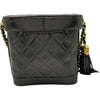 シャネル CHANEL ココマークフリンジチェーンショルダー 1番台 メタリックグレー ゴールド金具 ラム レディース ショルダーバッグ