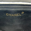 シャネル CHANEL ココマークフリンジチェーンショルダー 1番台 メタリックグレー ゴールド金具 ラム レディース ショルダーバッグ
