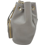 シャネル CHANEL ココマーク バケット チェーンショルダー AS2353 ライトグレー ゴールド金具 キャビアスキン レディース ショルダーバッグ