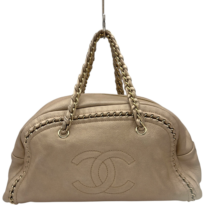 CHANEL 布ボストンバッグ シャネル CHANEL ラグジュアリーライン ボストンバッグ 10番台