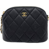シャネル CHANEL マトラッセ ミニチェーンポーチ AP4000 ブラック ゴールド金具 キャビアスキン レディース ポーチ