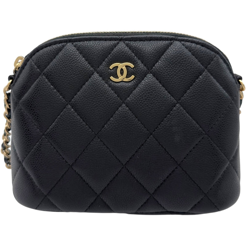 シャネル CHANEL マトラッセ ミニチェーンポーチ AP4000 ブラック 