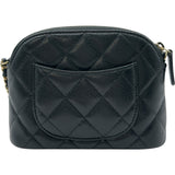 シャネル CHANEL マトラッセ ミニチェーンポーチ AP4000 ブラック ゴールド金具 キャビア レディース ショルダーバッグ