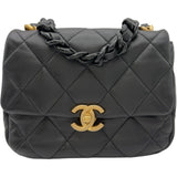 シャネル CHANEL マトラッセチェーンショルダー AS3205 ブラック ブラック×ゴールド金具 ラムスキン レディース ショルダーバッグ