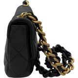 シャネル CHANEL マトラッセチェーンショルダー AS3205 ブラック ブラック×ゴールド金具 ラムスキン レディース ショルダーバッグ