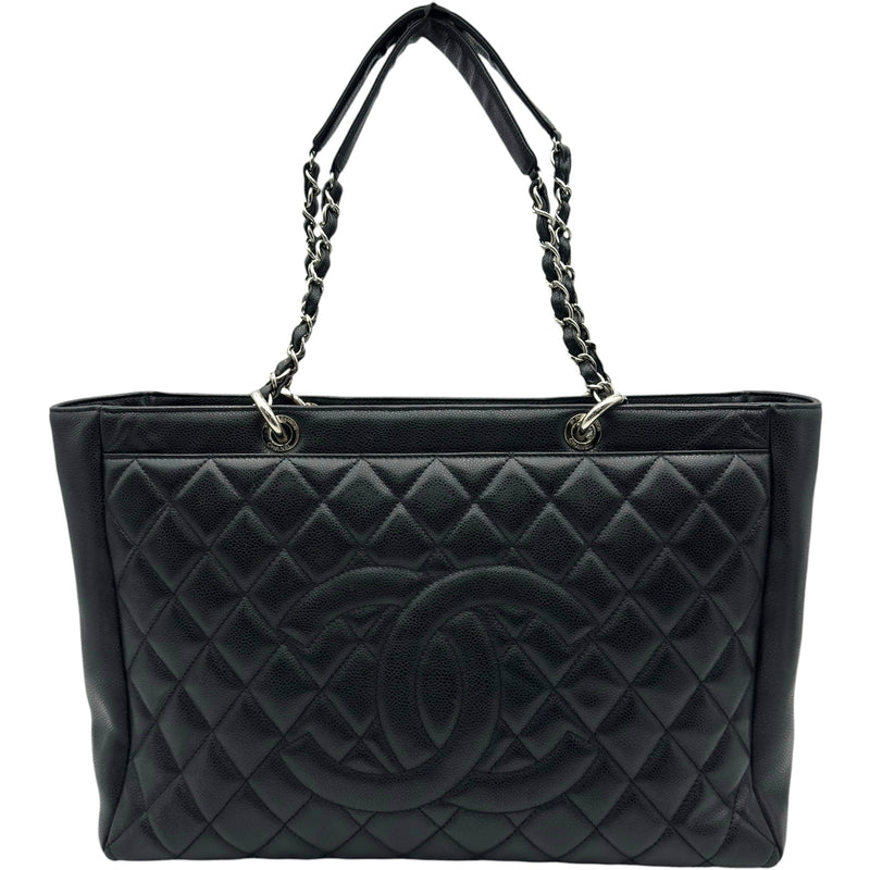 シャネル CHANEL ココマーク チェーントートバッグ 13番台 ブラック