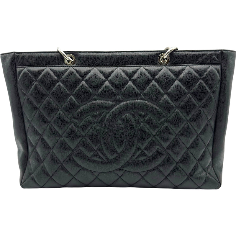 シャネル CHANEL ココマーク チェーントートバッグ 13番台 ブラック