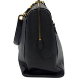 シャネル CHANEL デカココマークチェーントート ブラック ゴールド金具 キャビアスキン ユニセックス トートバッグ