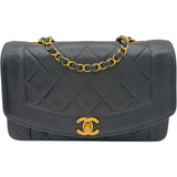 シャネル CHANEL ダイアナ22 A01164 2番台 ブラック ゴールド金具 ラムスキン レディース ショルダーバッグ