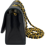 シャネル CHANEL ダイアナ22 A01164 2番台 ブラック ゴールド金具 ラムスキン レディース ショルダーバッグ