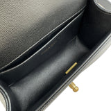 シャネル CHANEL ボーイ シャネル20 A67085 ブラック ゴールド金具 キャビアスキン レディース ショルダーバッグ