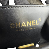 シャネル CHANEL ボーイ シャネル20 A67085 ブラック ゴールド金具 キャビアスキン レディース ショルダーバッグ