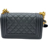 シャネル CHANEL ボーイ シャネル20 A67085 ブラック ゴールド金具 キャビアスキン レディース ショルダーバッグ