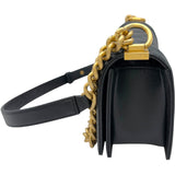 シャネル CHANEL ボーイ シャネル20 A67085 ブラック ゴールド金具 キャビアスキン レディース ショルダーバッグ